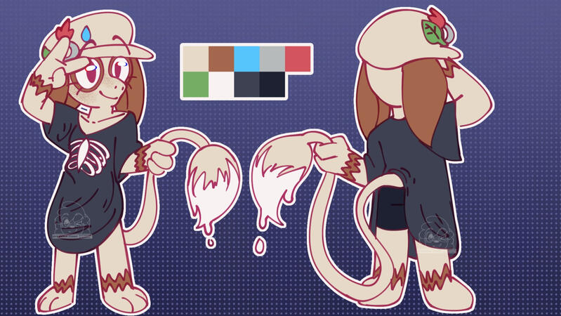 Smeargle custom design commission for @Luranphox on Twitter