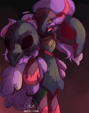 Violet fanart for @arvosephyr on Twitter, Violet's creator