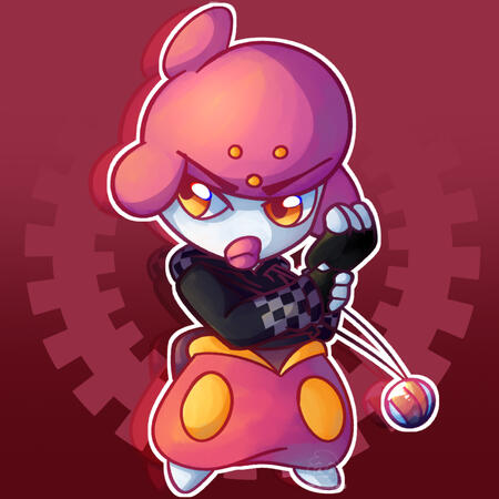 Chibi of my Medicham OC Edward