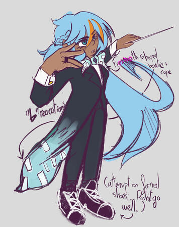 First concept of a Pokémon gym leader